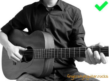 fingerstyle guitar playing